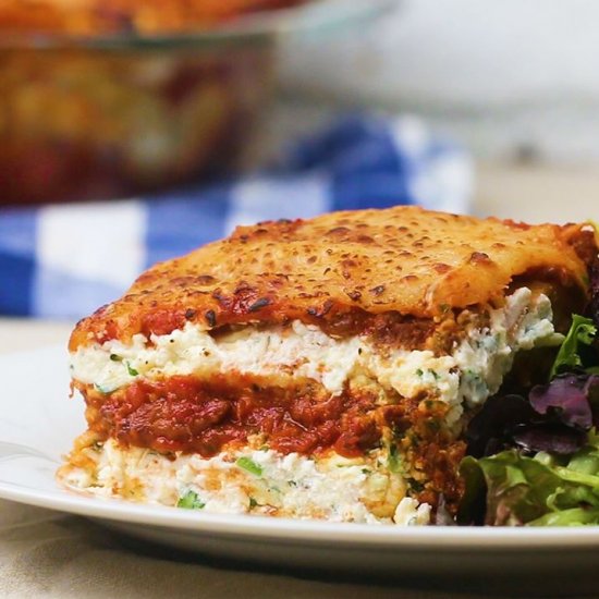 Insanely Delicious Layered Lasagna