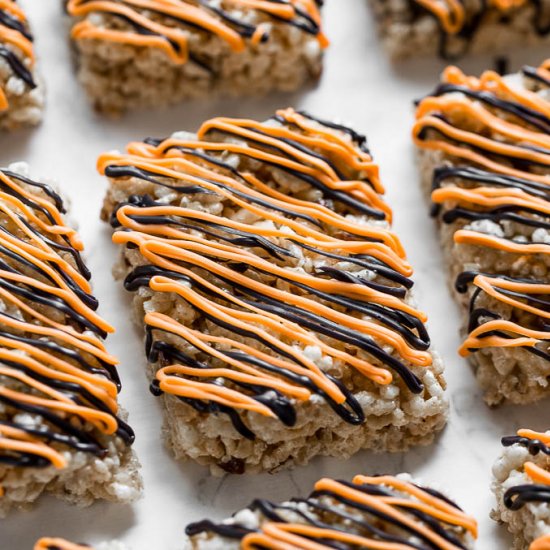 Pumpkin Spice Rice Krispies Treats