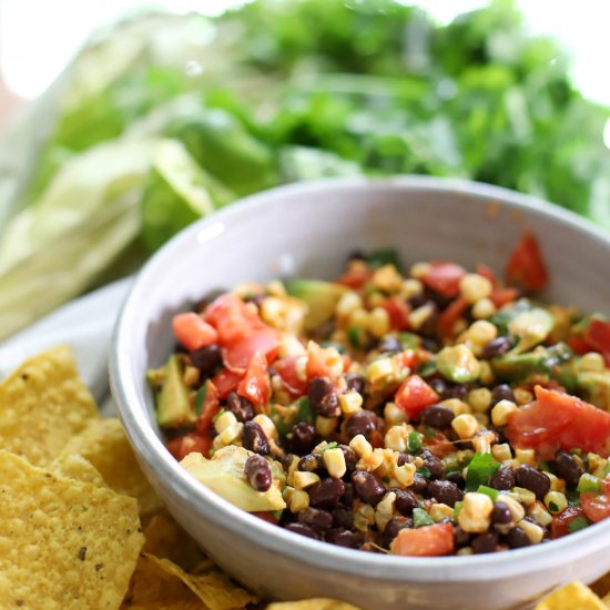 Black Bean Salsa with Avocado