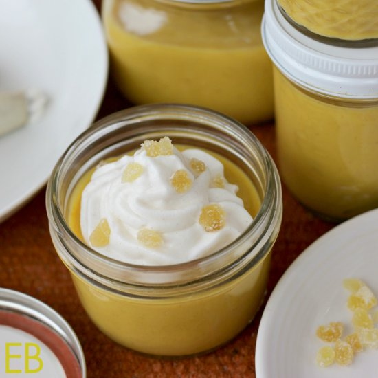 Pumpkin Custard in a Jar