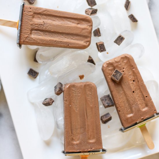 Chocolate Banana Fudgesicles