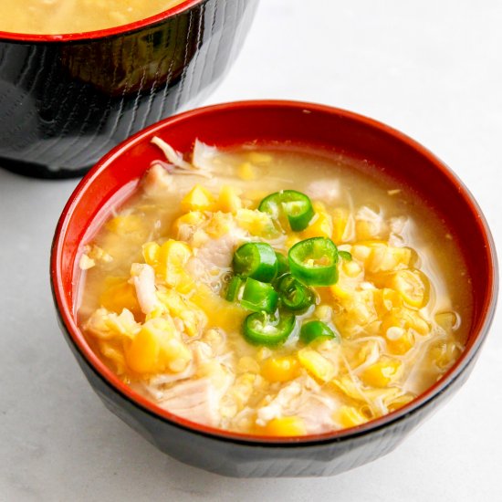 Sweet Corn Chicken Soup