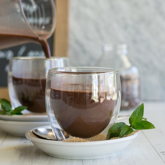 Sugar-free Minty Hot Cocoa