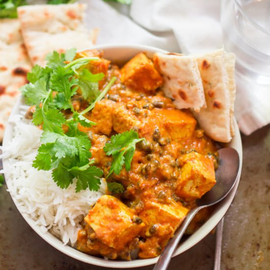 Indian Butter Tofu & Lentils