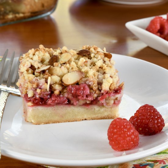 Raspberry Crumble Bars