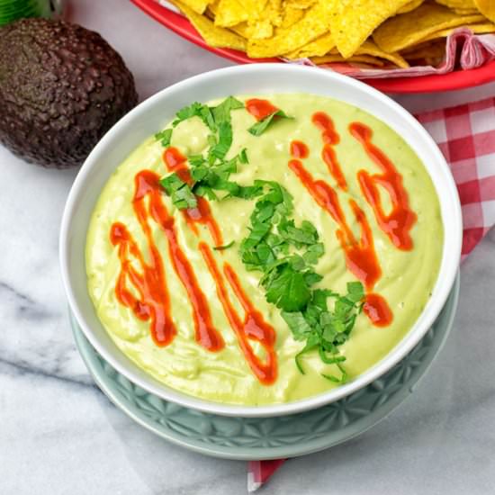 Creamy Sriracha Avocado Dip