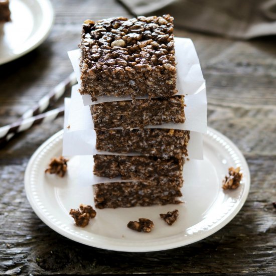 Chocolate Peanut Butter Crunch Bars