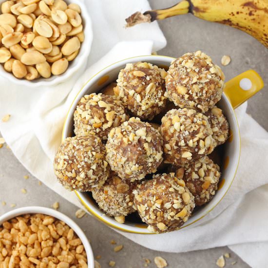 Peanut Butter Banana Energy Bites