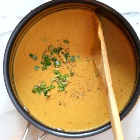 10 Minute Vegan Nacho Cheese Sauce