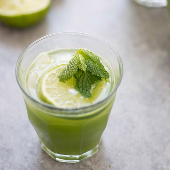 Cucumber, Mint and Lime Agua Fresca