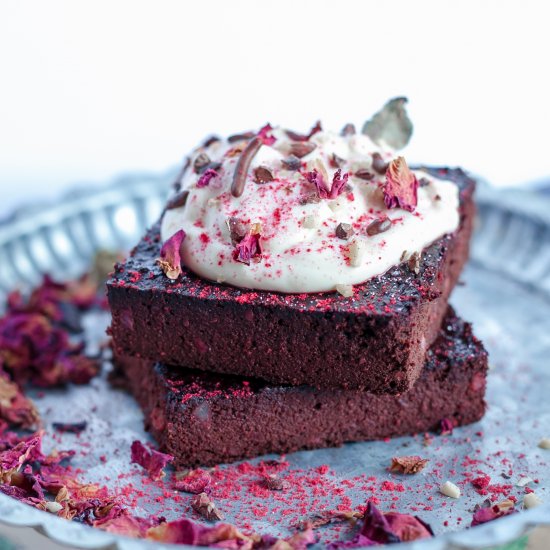 Hemp Protein Beetroot Brownie