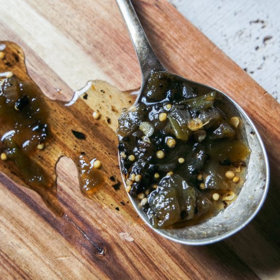 Fire Roasted Green Chile Jam