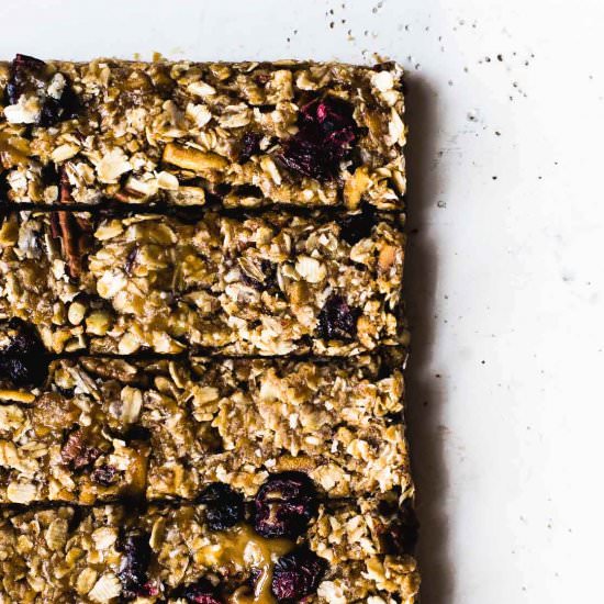 Chewy Peanut Butter Granola Bars