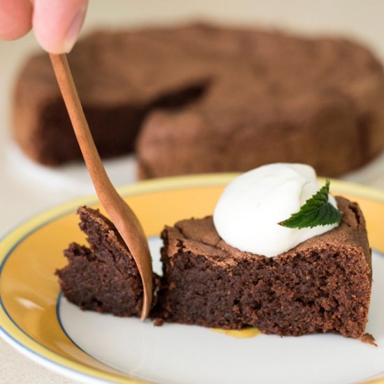 Gluten Free French Chocolate Cake