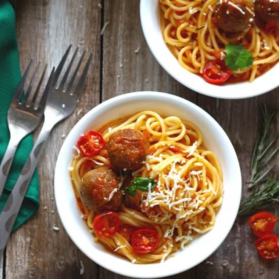 Easiest Spaghetti and Meatballs