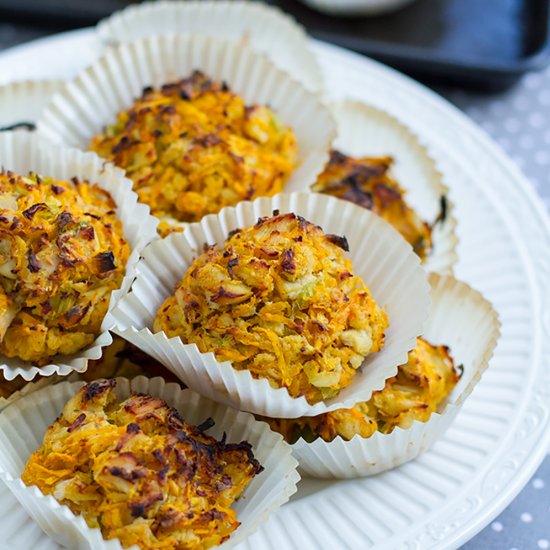 Sweet Potato & Chicken Muffins