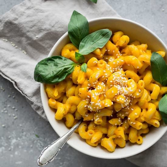 Quick and Easy Vegan Pumpkin Pasta