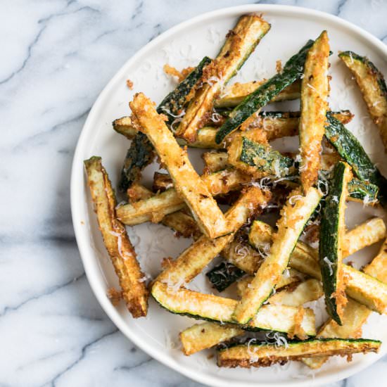 Parmesan Zucchini Fries