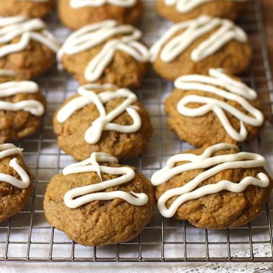 Iced Pumpkin Cookies