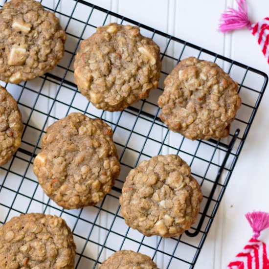 White Chocolate Oatmeal Cookies