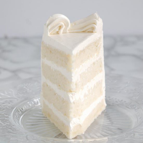 Velvety Soft White Cake