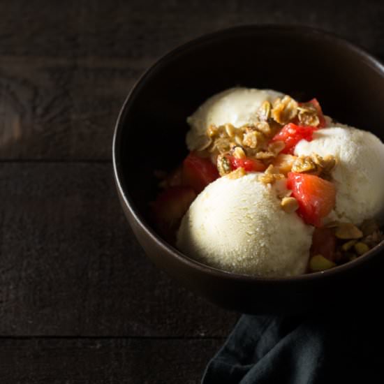 Cardamom-Honey Ice Cream