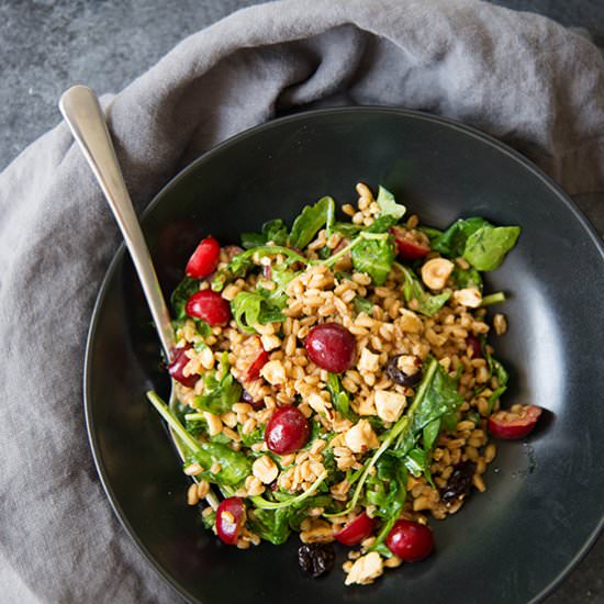 Sweet Cherry and Farro Salad