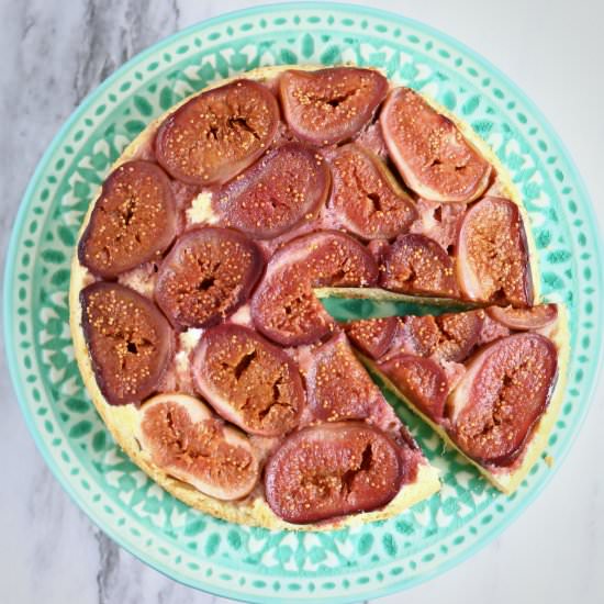 GF Vegan Fig Upside Down Cake