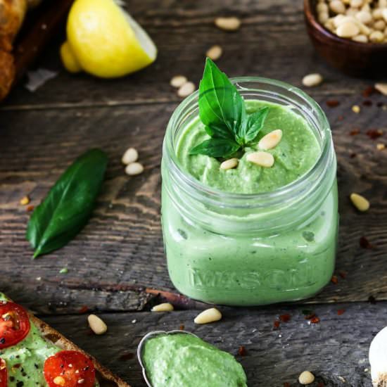 Oil-Free Avocado Pesto