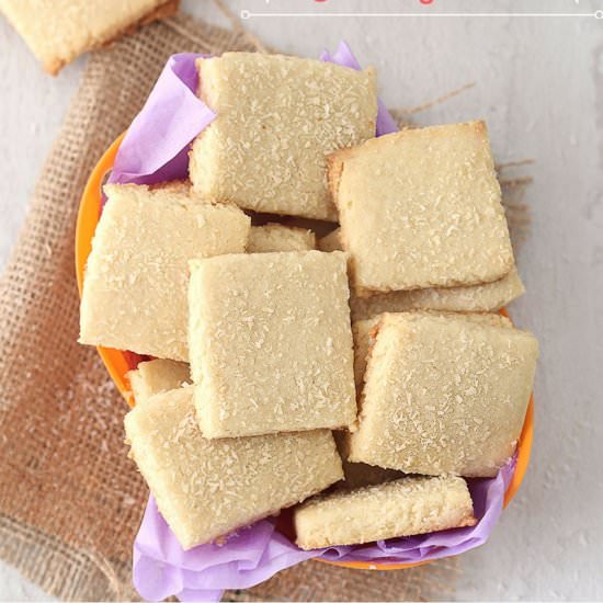 Eggless coconut Cookies