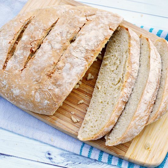 Homemade No-Knead Artisan Bread