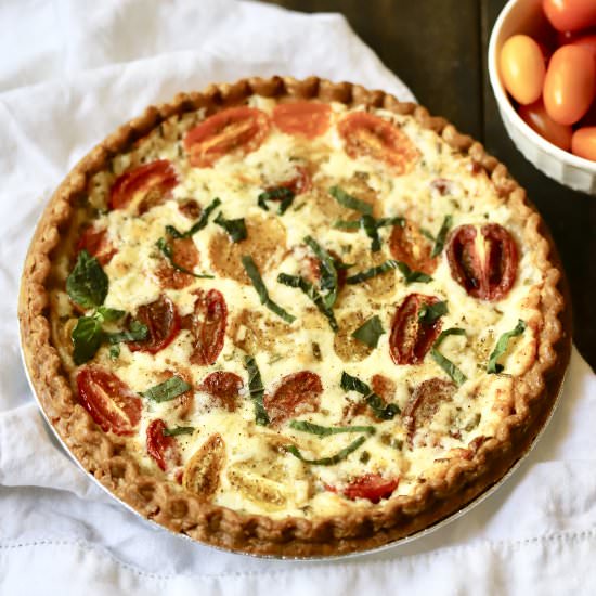 Southern Style Cherry Tomato Pie