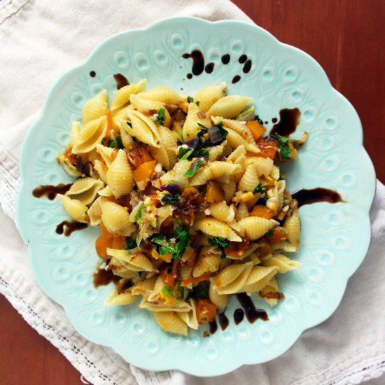 Vegan Fall Pasta Salad