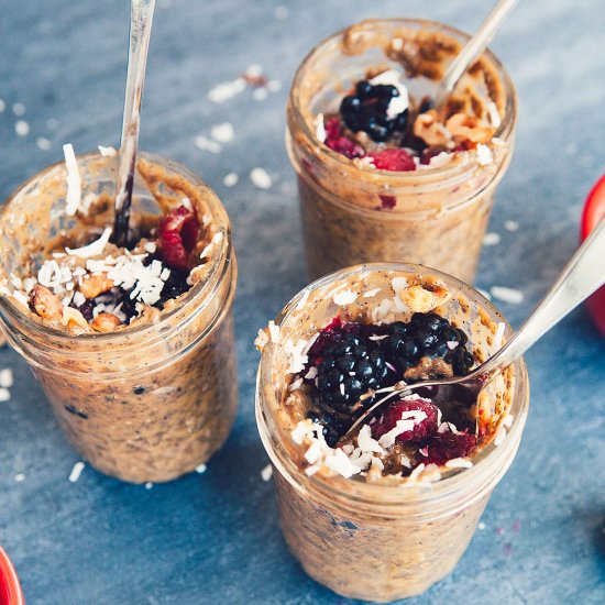 Pumpkin Blueberry Chia Seed Pudding