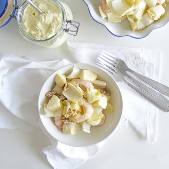 Ensalada de Endivias con Langostino