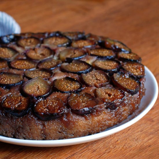 Fresh Fig Upside-Down Cake