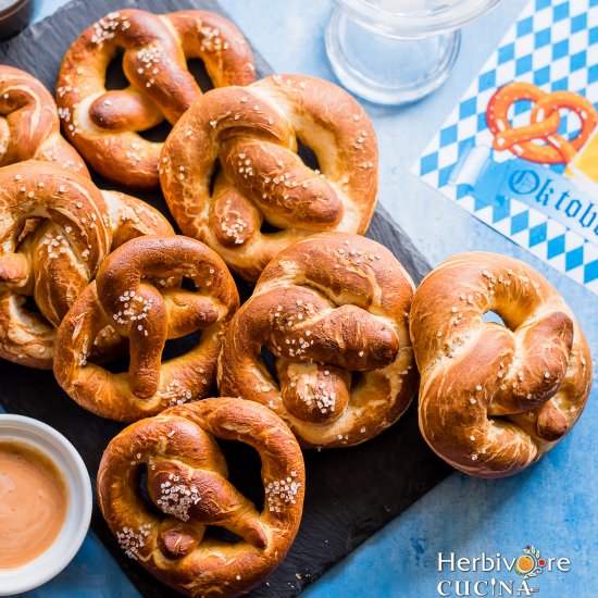 German Soft Pretzels | Laugenbrezel