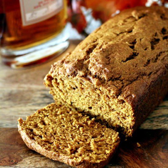 Bourbon-Spiked Pumpkin Bread