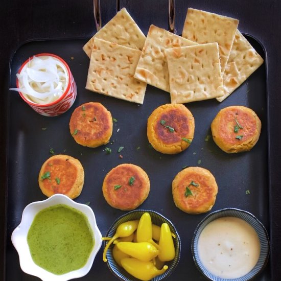 Sweet Potato and Lentil Kebabs