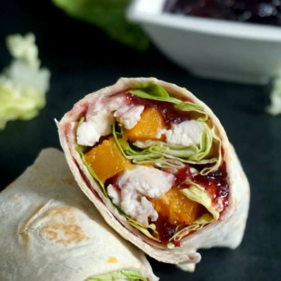 Leftover Turkey Wraps