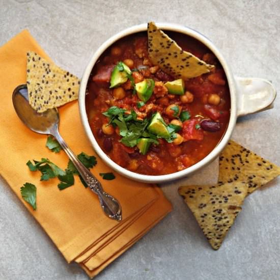 Crock Pot Pumpkin Chili