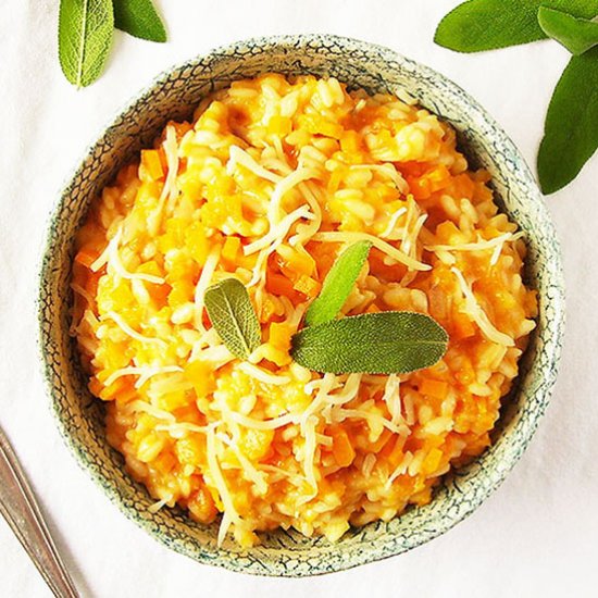 Butternut Squash Gorgonzola Risotto