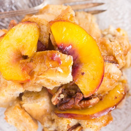 Peach French Toast Casserole