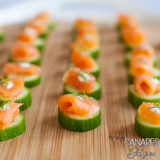 Smoked Salmon Canapés