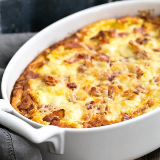 Cauliflower Bacon Gratin