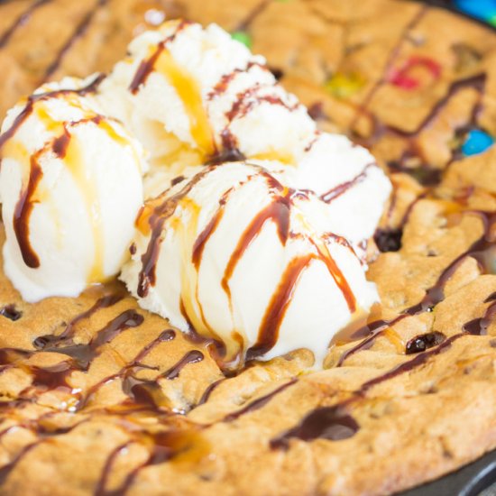 Chocolate Chip Skillet Cookie