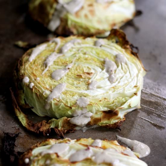 Roasted Cabbage Steaks