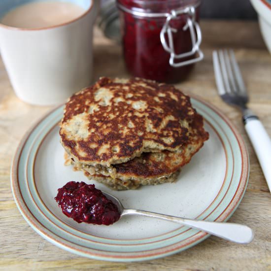 Chia Seed Protein Pancakes