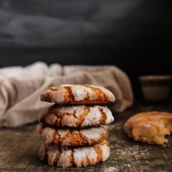 Cardamom Saffron Cake Mix Cookies