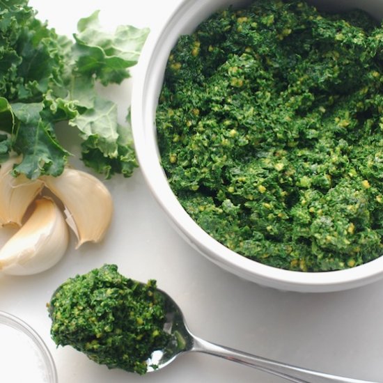 Kale and Pistachio Pesto